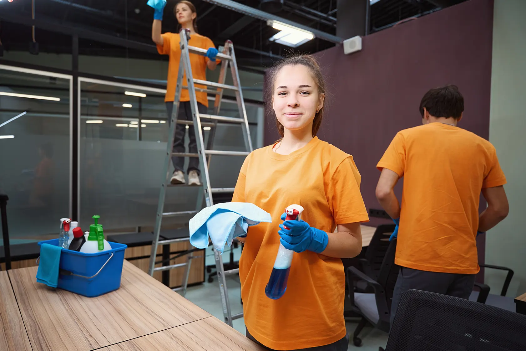 Choice Cleaning Plus team providing cleaning services in Green Bluff, WA